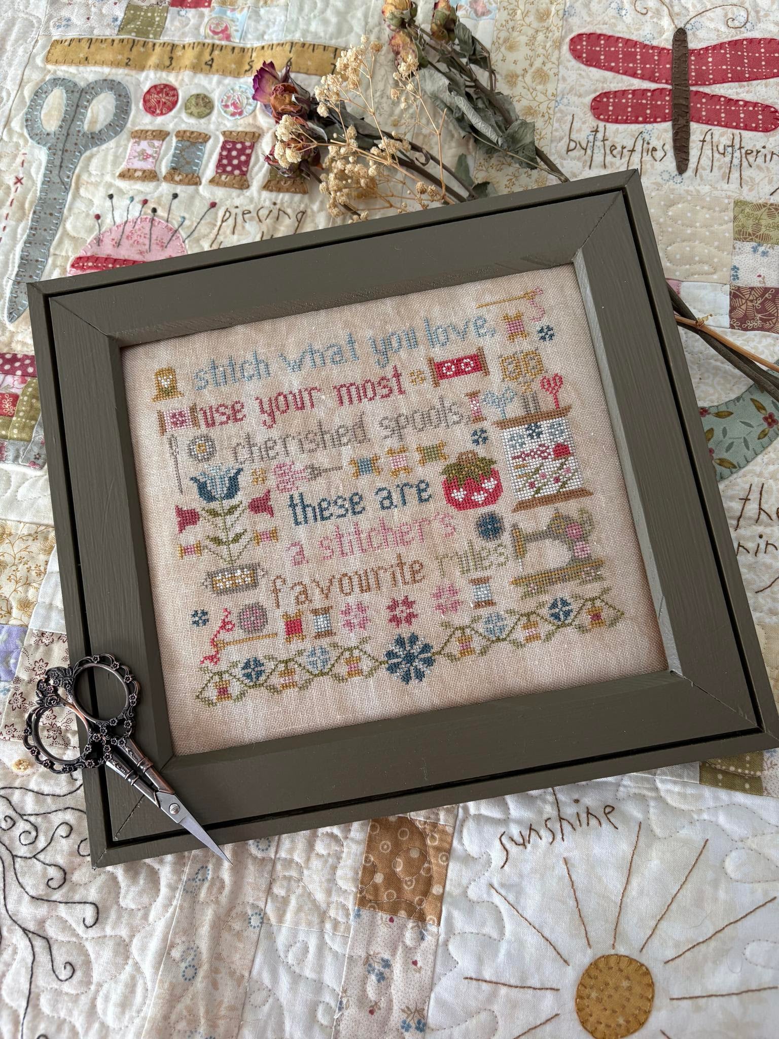 Pansy Patch Quilts & Stitchery - A Stitcher's Rules – Just Keep ...