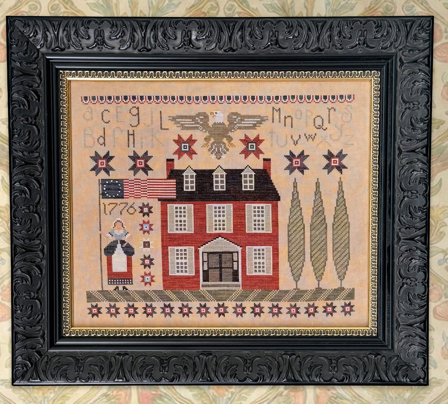 Fox & Rabbit - Betsy's Sampler