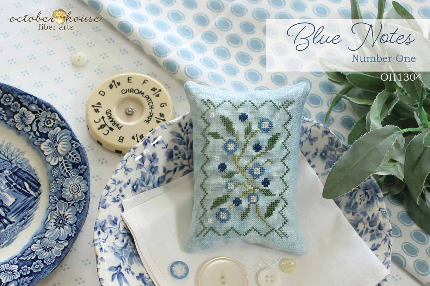 October House Fiber Arts - Blue Notes Number One (SHIPS EARLY APRIL)