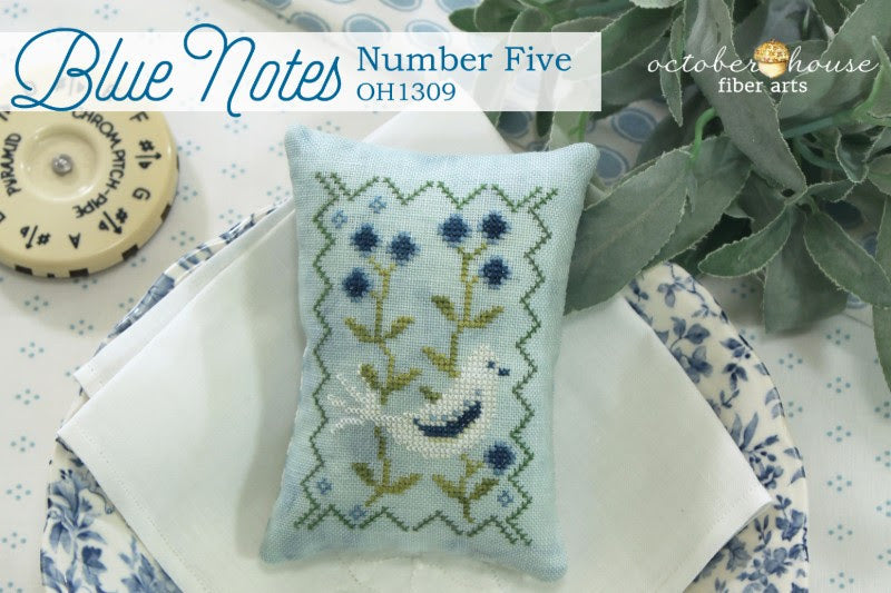October House Fiber Arts - Blue Notes Number Five