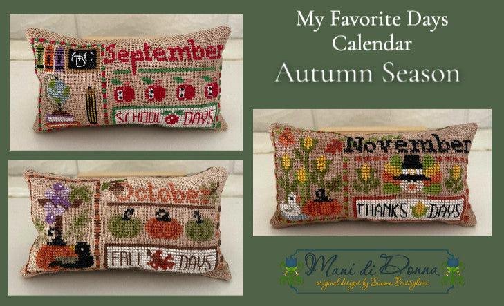 Mani di Donna - My Favorite Days Calendar: Autumn Season (SHIPS EARLY APRIL)
