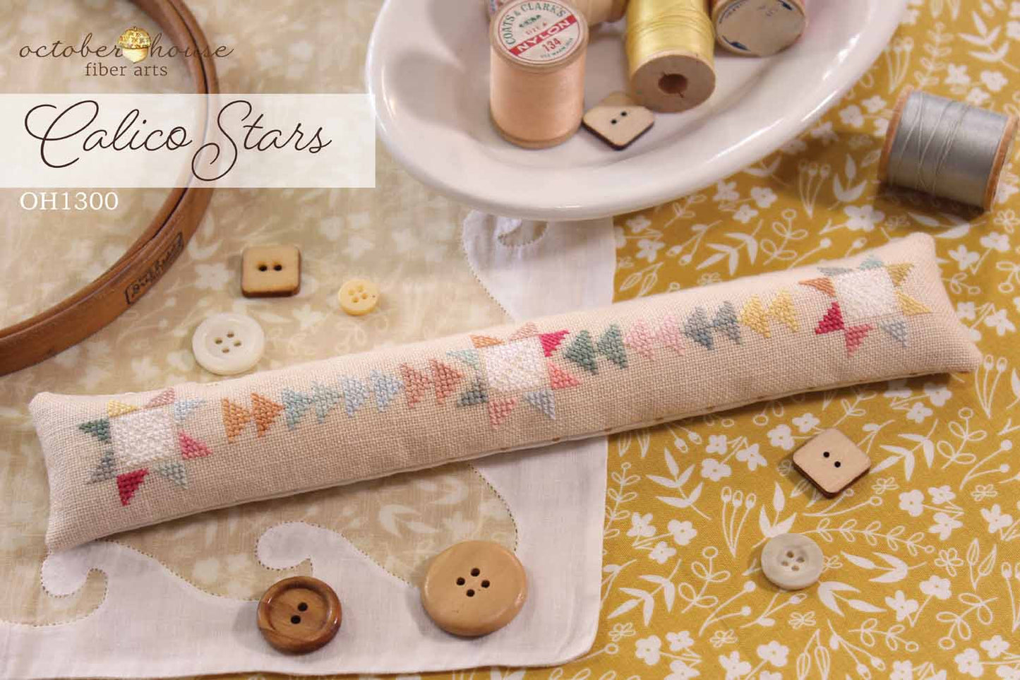 October House Fiber Arts - Calico Stars (SHIPS EARLY APRIL)