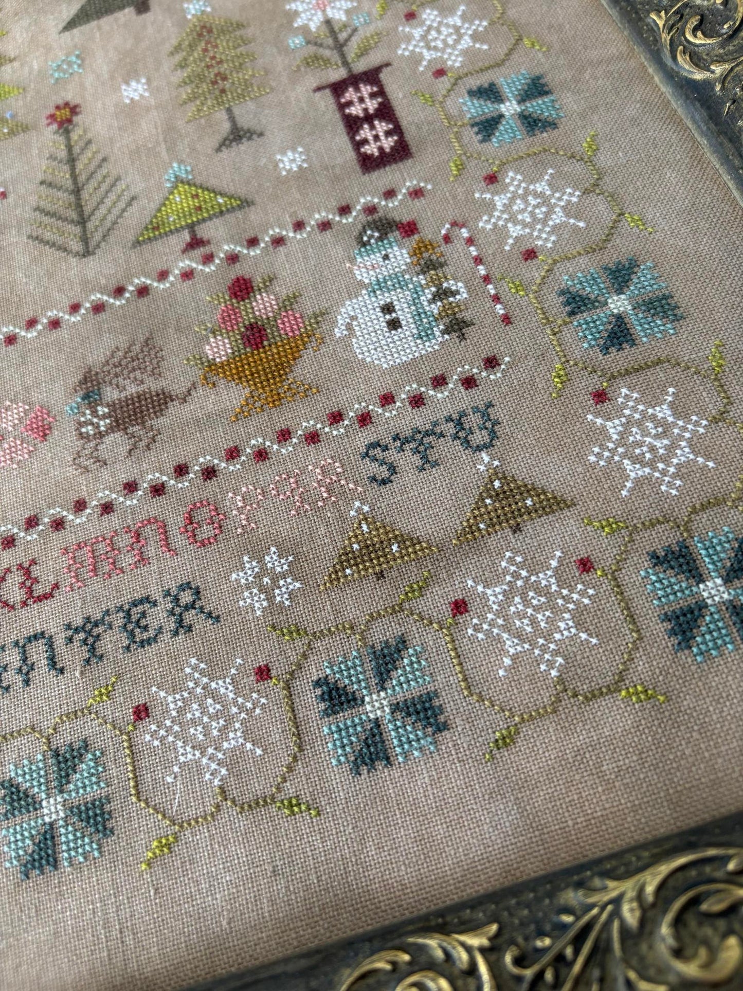 Pansy Patch Quilts & Stitchery - Enchanted Winter Sampler (SHIPS EARLY APRIL)