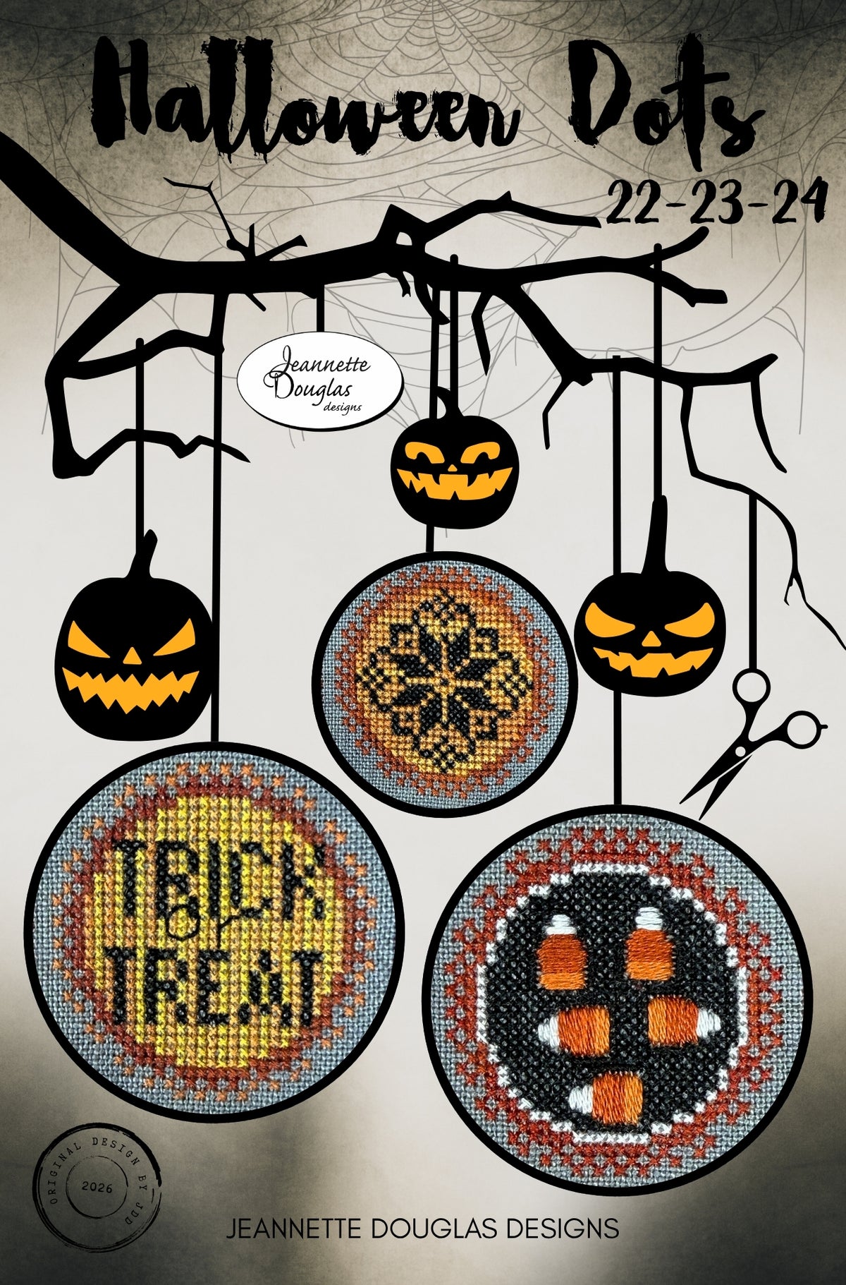 Jeannette Douglas Designs - Halloween Dots 22-23-24