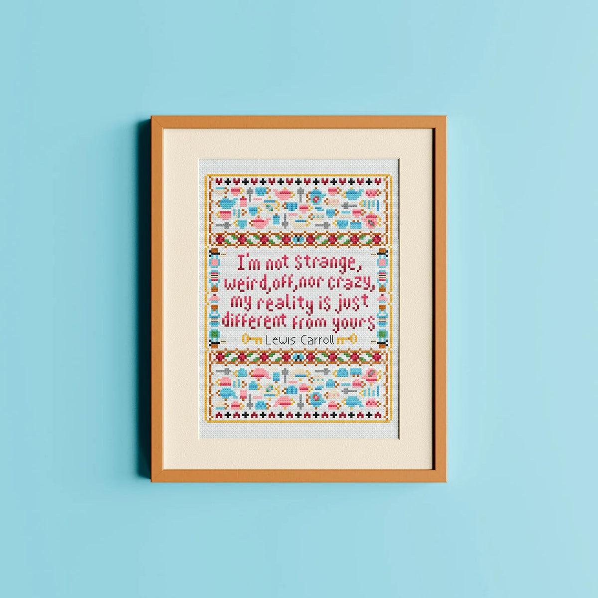 Una Buena Pieza - Lewis Carroll Quote