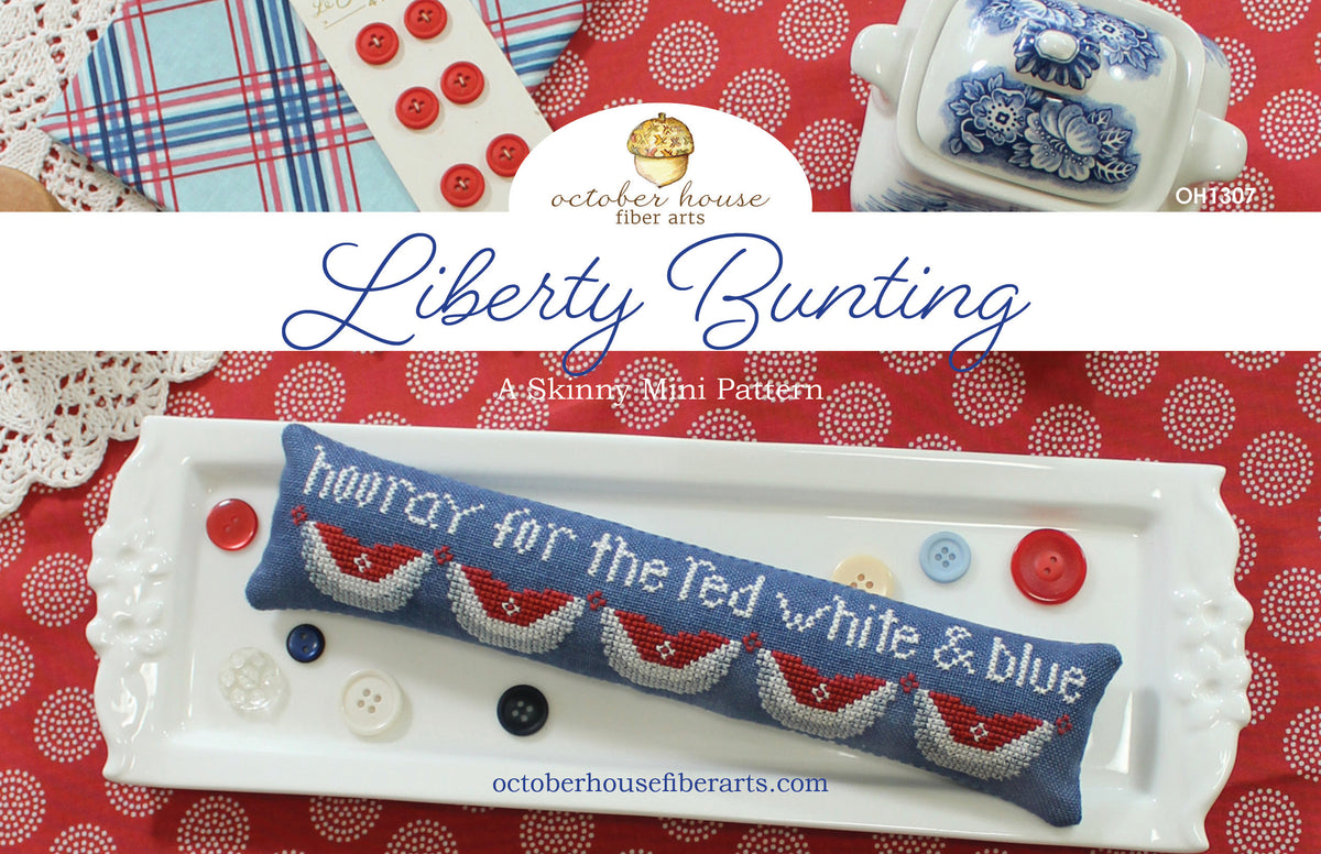 October House Fiber Arts - Liberty Bunting