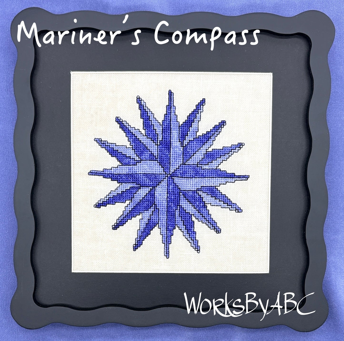 WorksByABC - Mariner's Compass (SHIPS EARLY APRIL)