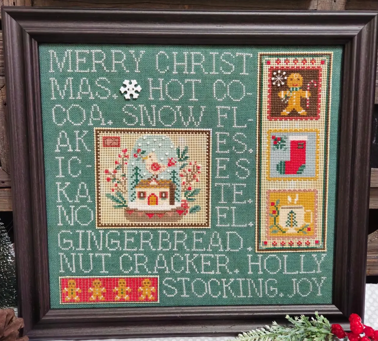 Quaint Rose Needlearts - Mixed Media Needle Art: Retro Christmas