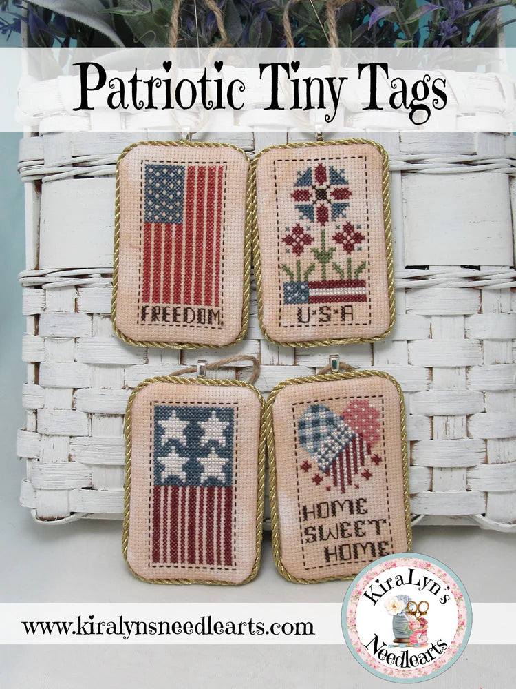 KiraLyn's Needlearts - Patriotic Tiny Tags