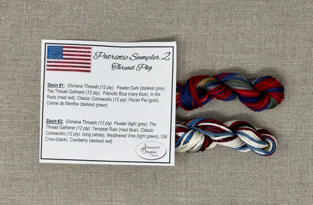 Jeannette Douglas Designs - Patriotic Sampler 2 (SHIPS EARLY APRIL)