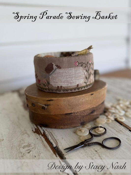 Stacy Nash Designs - Spring Parade Sewing Basket (PRE-ORDER)