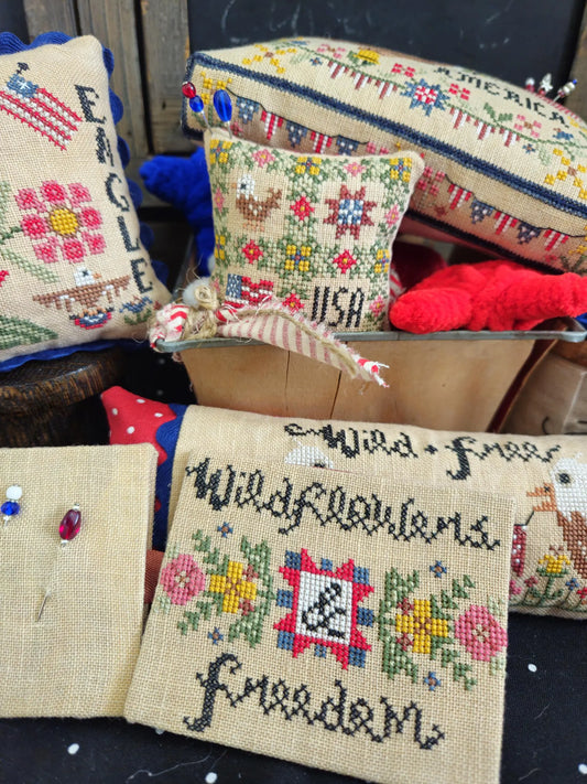 Quaint Rose Needlearts - Wildflowers + Freedom