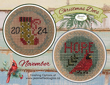 Jeannette Douglas Designs - Christmas Dots: November