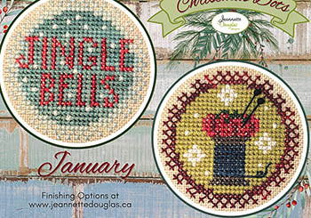 Jeannette Douglas Designs - Christmas Dots: January