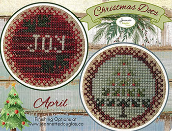 Jeannette Douglas Designs - Christmas Dots: April