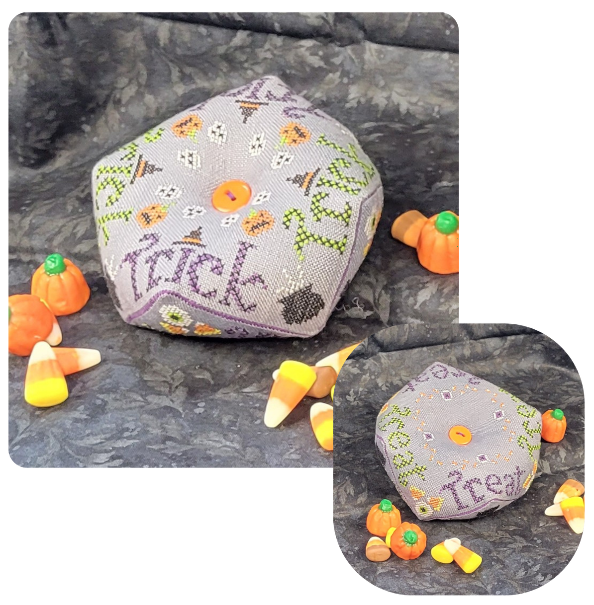 Wildflower Stitching - Trick or Treat Biscornu [PRE-ORDER - SHIPS EARLY SEPTEMBER]