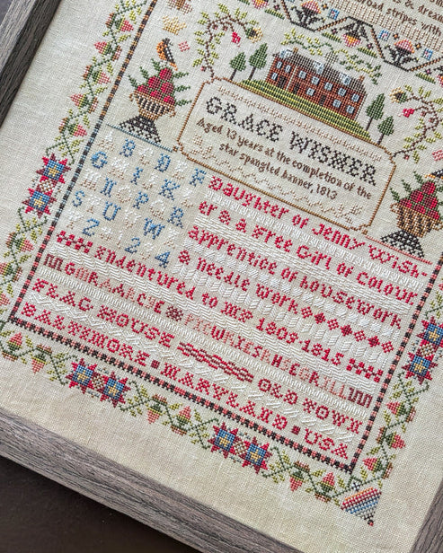 Shaded Stitchery - A Sampler for Grace – Just Keep Stitchin' Co.