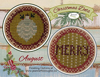 Jeannette Douglas Designs - Christmas Dots: August