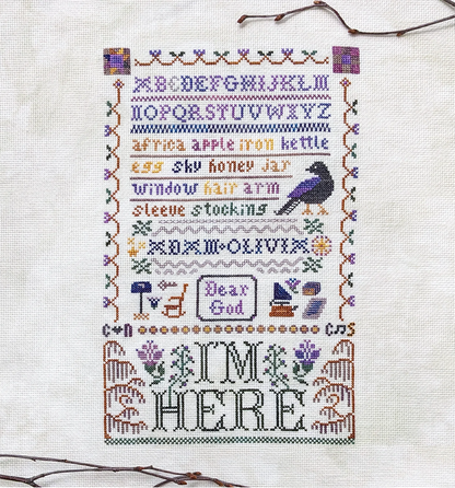 Shaded Stitchery - A Sampler for Celie