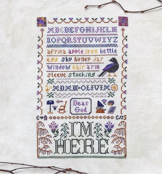 Shaded Stitchery - A Sampler for Celie