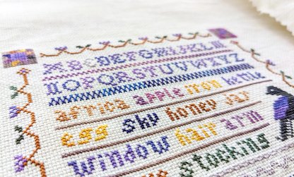 Shaded Stitchery - A Sampler for Celie