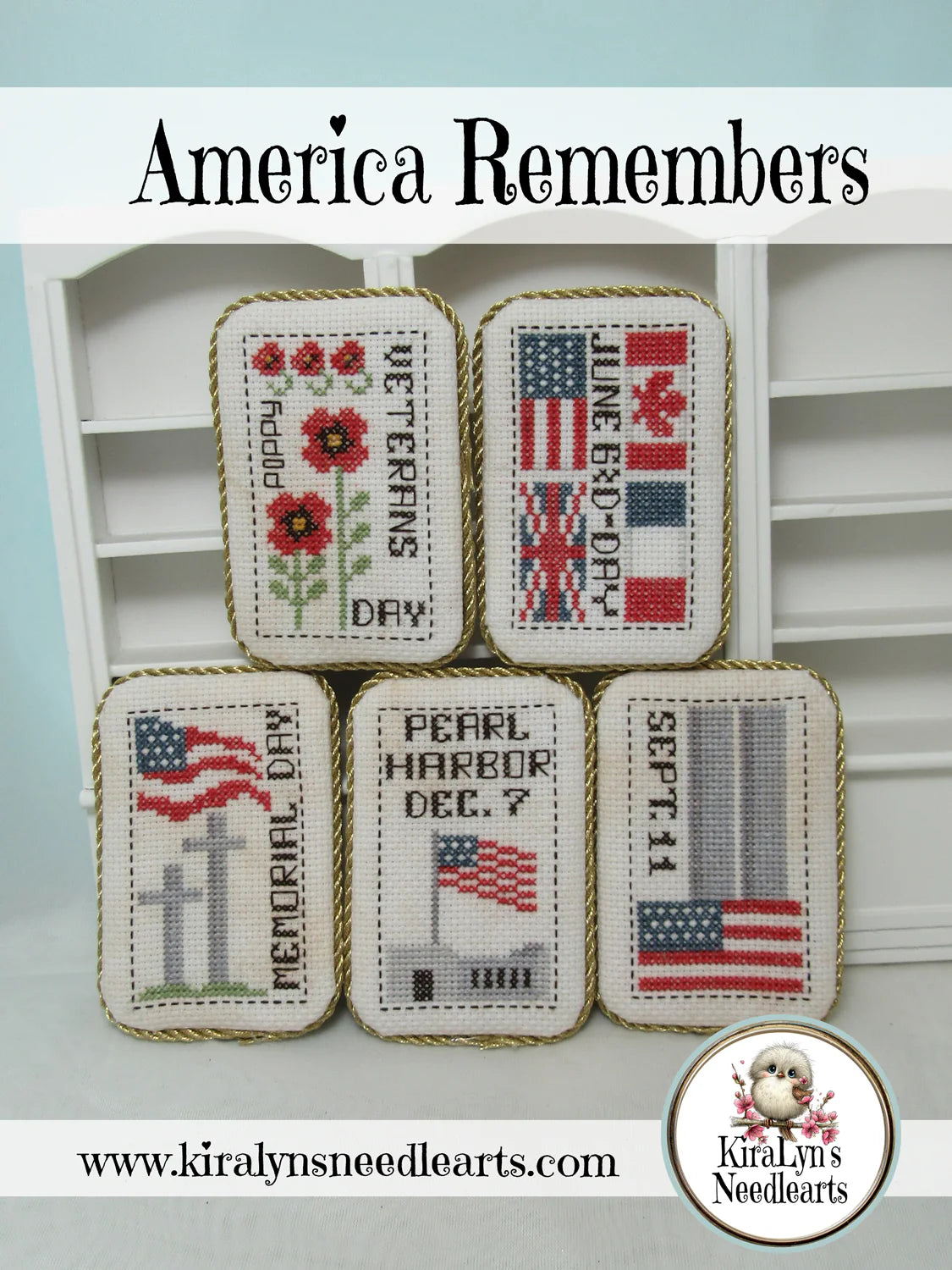 KiraLyn's Needlearts - America Remembers Tiny Tags