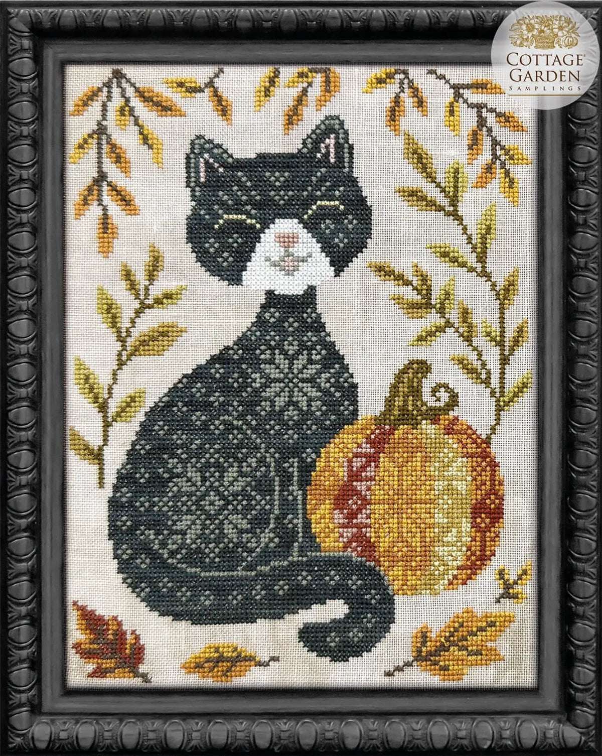 Cottage Garden Samplings - Among the Seasons #1 Pumpkin Patch Cat [PRE-ORDER - SHIPS LATE OCT/EARLY NOV]