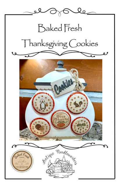 Antique Needleworkers - Thanksgiving Cookies [Baked Fresh Cookie Collaboration] (SHIPS EARLY APRIL)