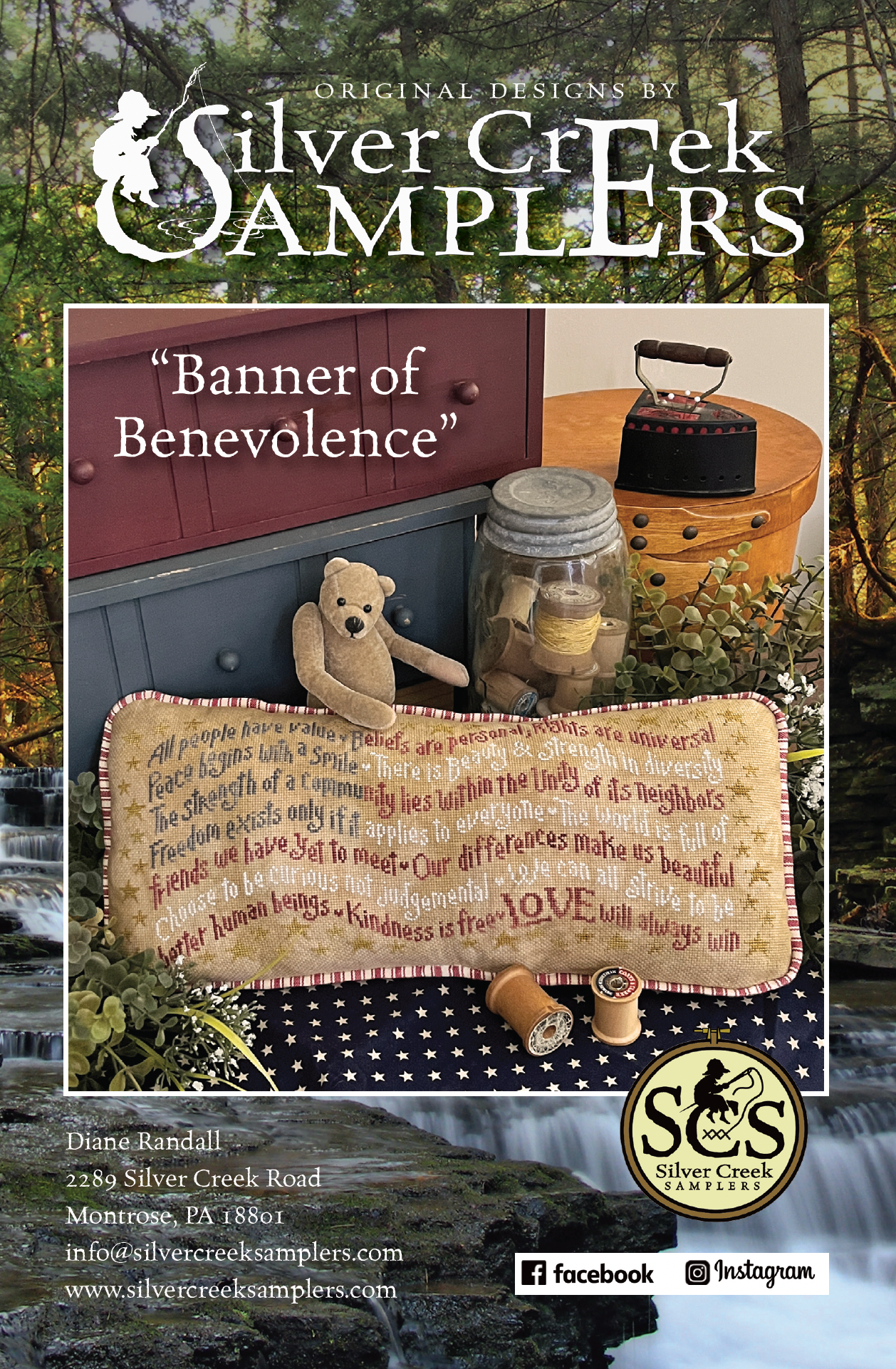Silver Creek Samplers - Banner of Benevolence (SHIPS EARLY APRIL)