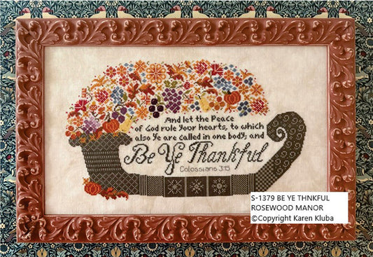 Rosewood Manor - Be Ye Thankful [PRE-ORDER - SHIPS EARLY SEPTEMBER]