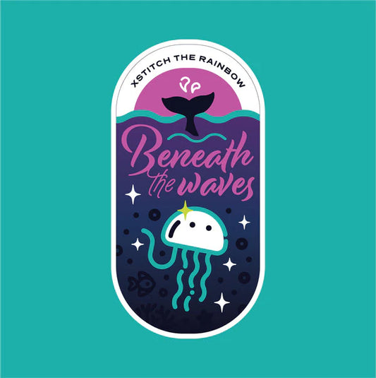 Shaded Stitchery - Vinyl Sticker [Beneath the Waves] (PRE-ORDER)