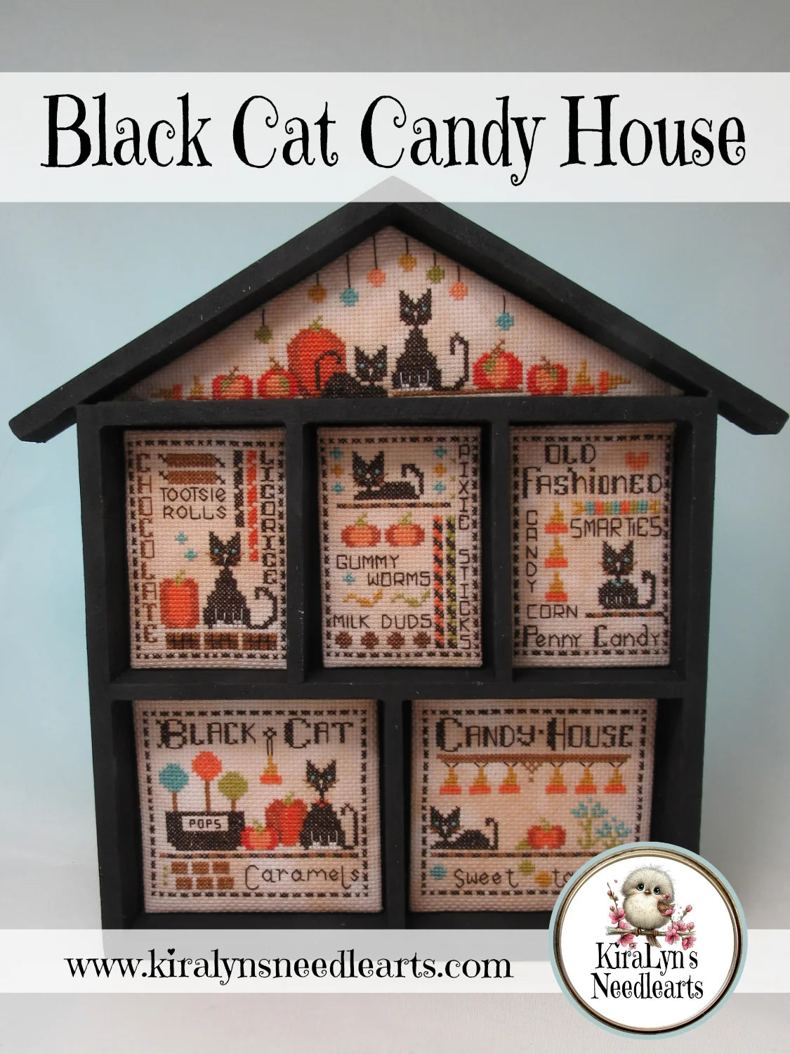 KiraLyn's Needlearts - Black Cat Candy House