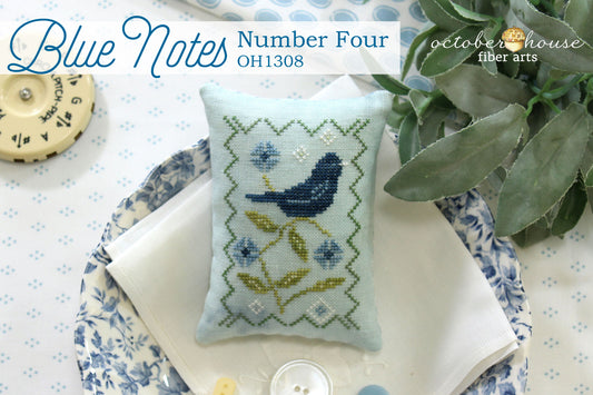October House Fiber Arts - Blue Notes Number Four
