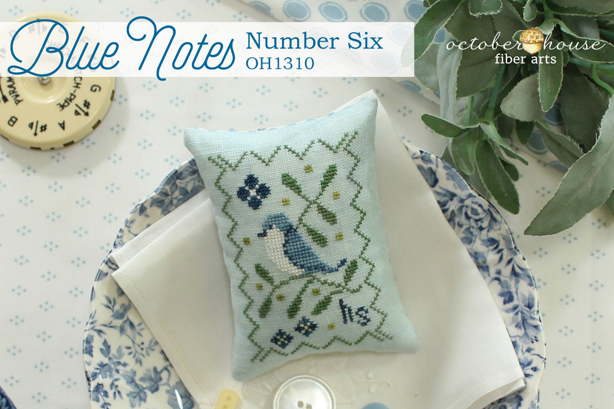 October House Fiber Arts - Blue Notes Number Six