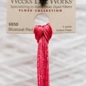 Weeks Dye Works - Bluecoat Red [6-STRAND COTTON]