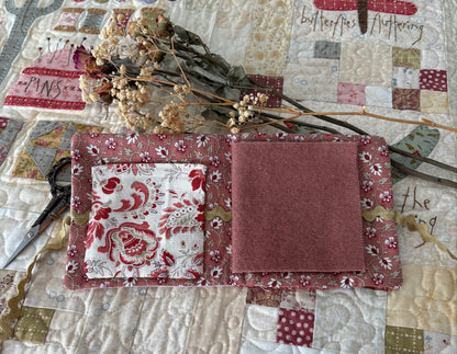 Pansy Patch Quilts & Stitchery - Chocolate Bunnies Needle Book