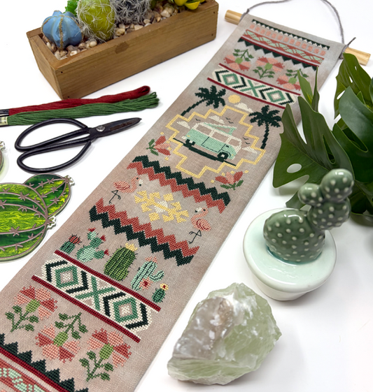 Tiny Modernist - Cactus & Caravan Bell Pull (PRE-ORDER)