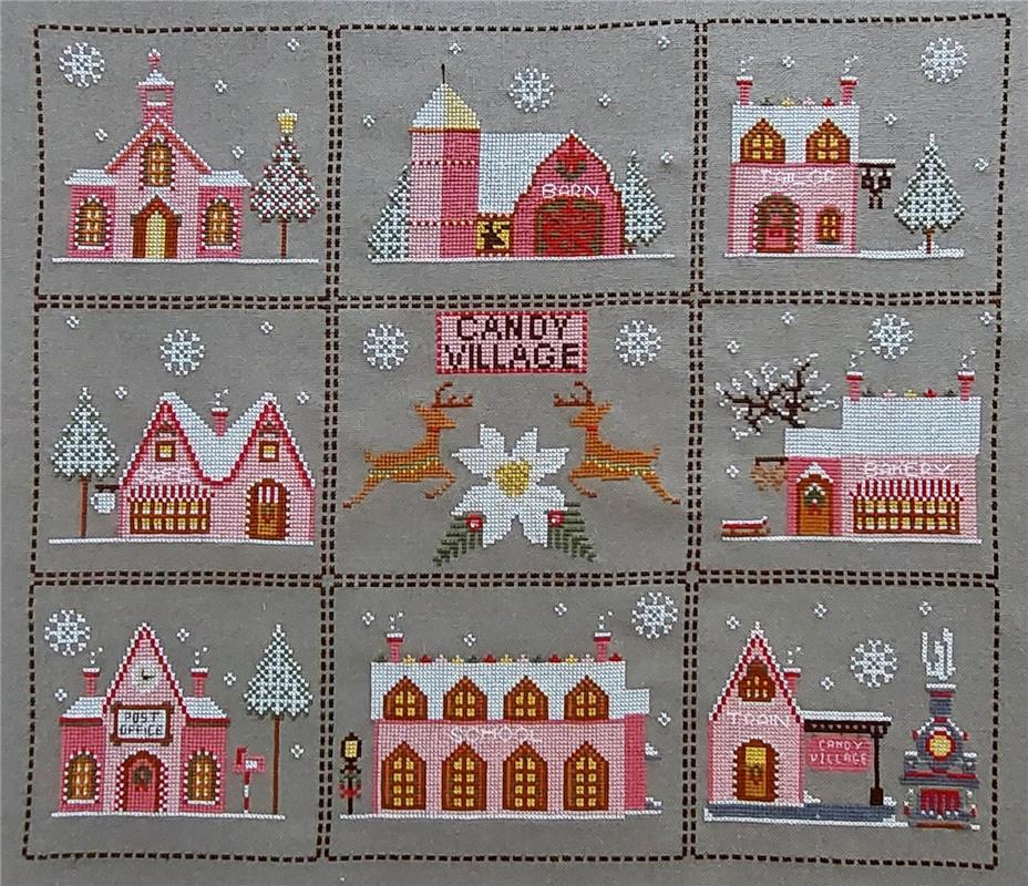 Twin Peak Primitives - Candy Village Christmas