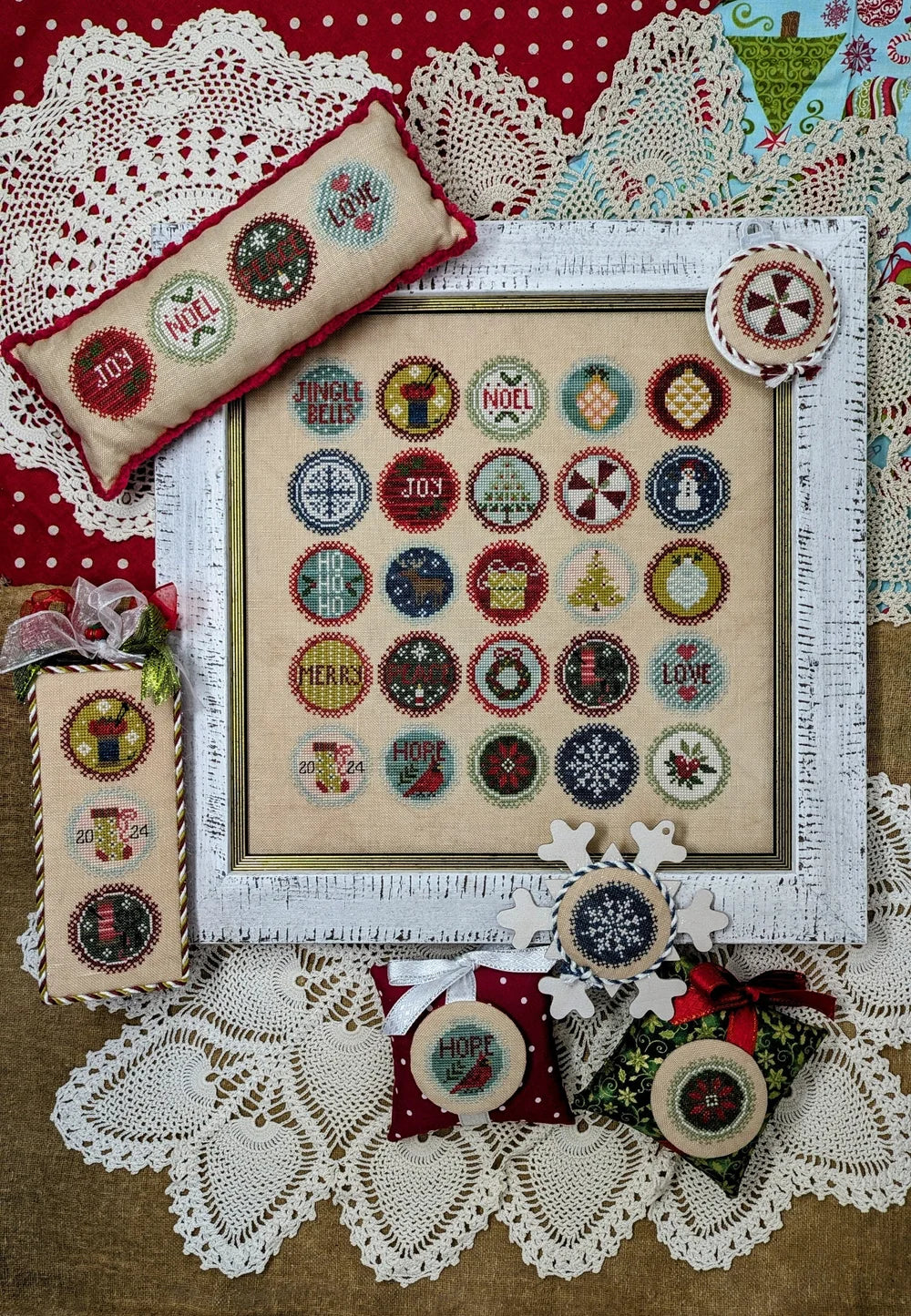 Jeannette Douglas Designs - Christmas Dots: January