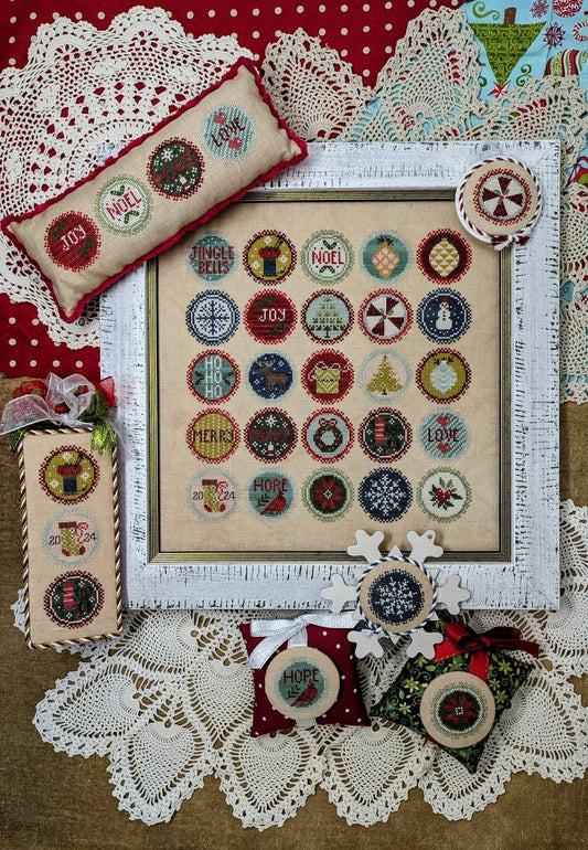 Jeannette Douglas Designs - Christmas Dots: January