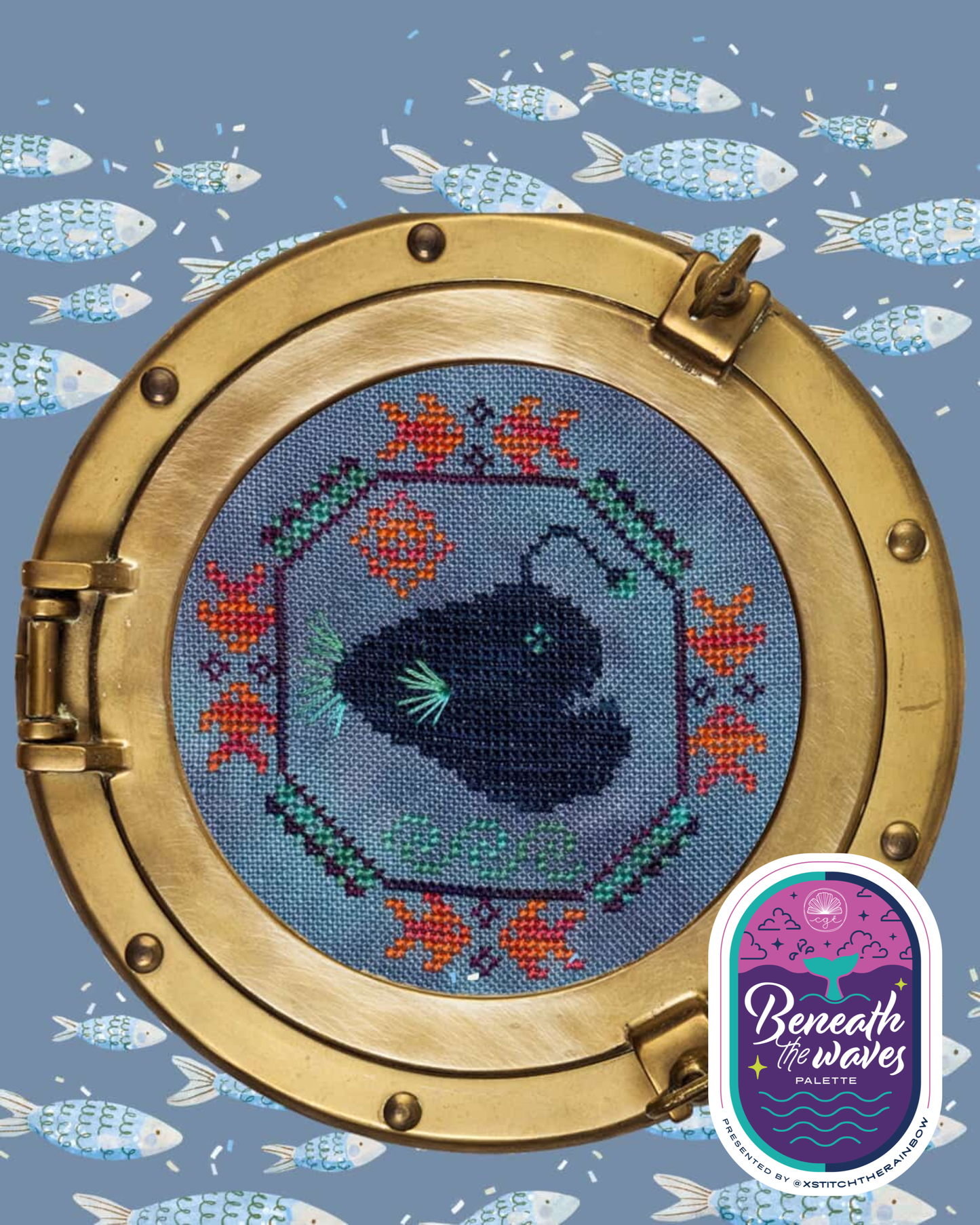 Darling & Whimsy Designs - Quirky Quaker Anglerfish [Beneath the Waves] (PRE-ORDER)