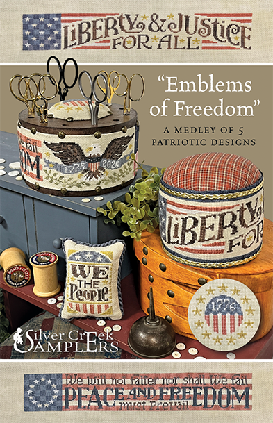 Silver Creek Samplers - Emblems of Freedom [PRE-ORDER - SHIPS EARLY SEPTEMBER]