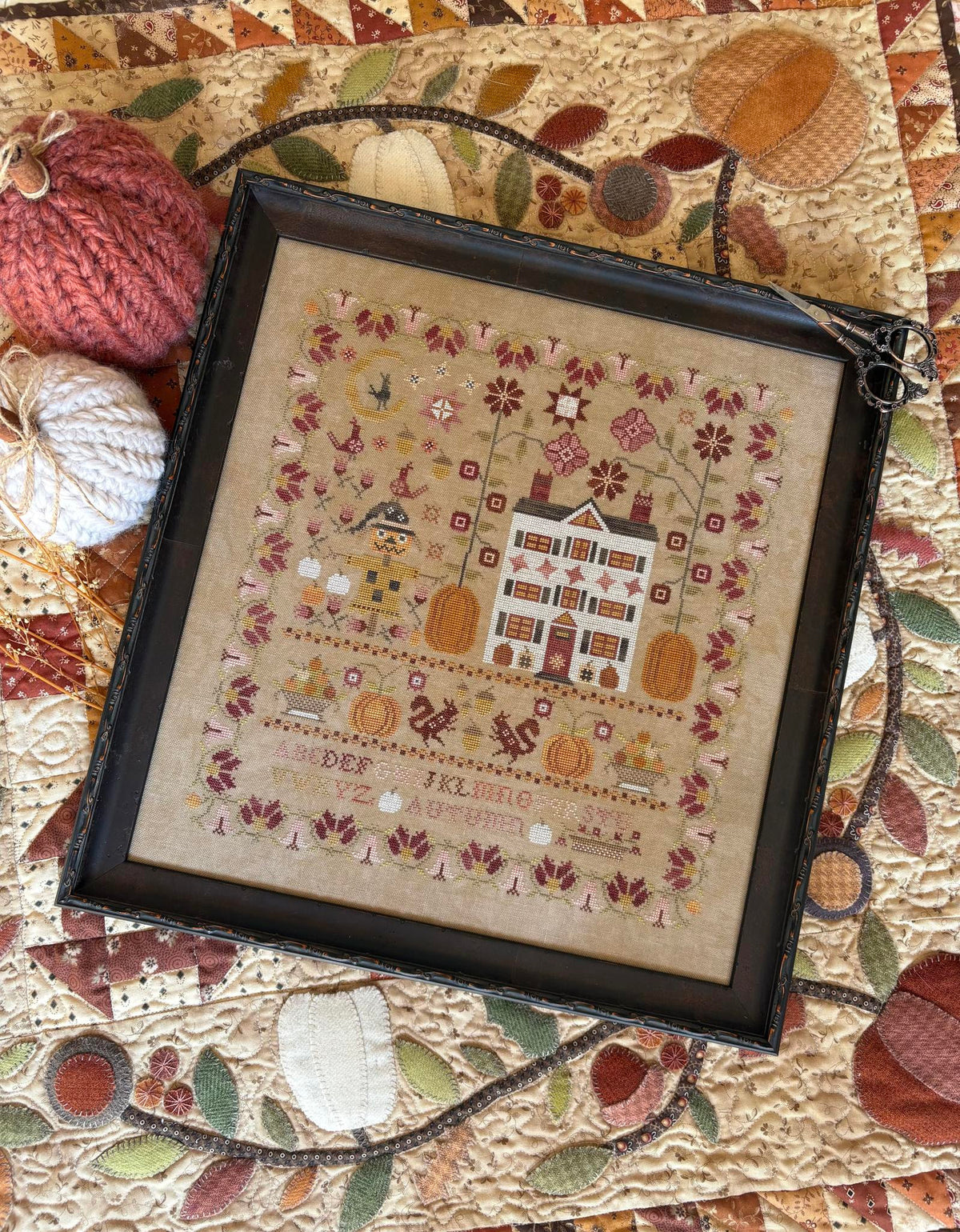 Pansy Patch Quilts & Stitchery - Enchanted Autumn Sampler