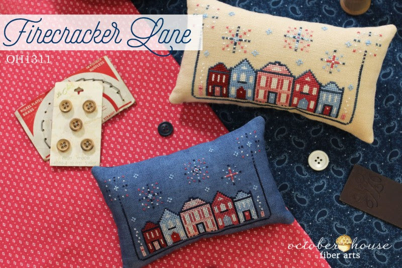 October House Fiber Arts - Firecracker Lane