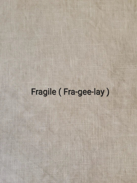 Needle & Flax - Fragile (Fra-Gee-Lay)
