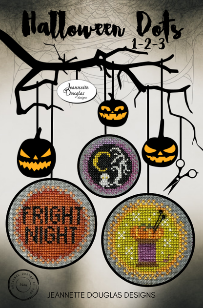 Jeannette Douglas Designs - Halloween Dots 1-2-3 [SHIPS EARLY JULY]