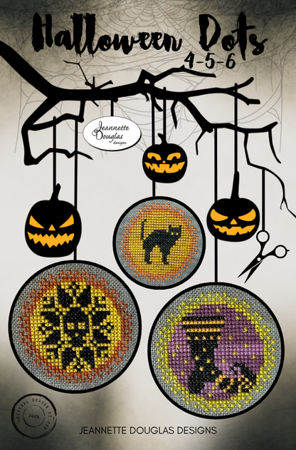 Jeannette Douglas Designs - Halloween Dots 4-5-6 [SHIPS EARLY JULY]