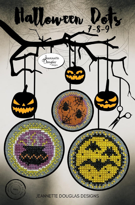 Jeannette Douglas Designs - Halloween Dots 7-8-9 [SHIPS LATE JULY]