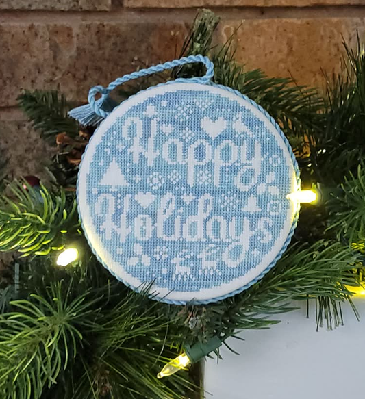 Wildflower Stitching - Happy Holidays Bauble (PRE-ORDER)