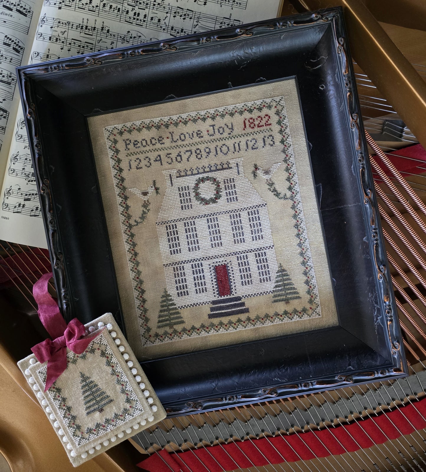 Samplers Not Forgotten - Home for Christmas 1822
